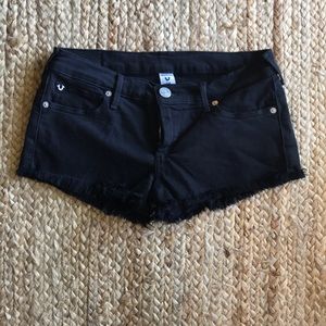 True Religion Joey Cut Off Shorts